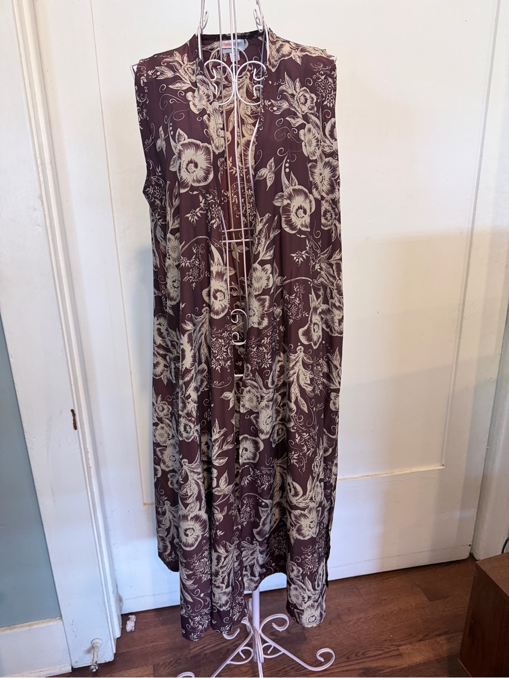 Lularoe Joy Long split vest - Silky feel